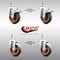Service Caster 4 Inch 316SS High Temp Glass Filled Nylon 3/8 Inch Stem Caster Lock Brake, 2PK SS316TSTTL20S414-GFNSHT-381615-2-S2 - alternate 4